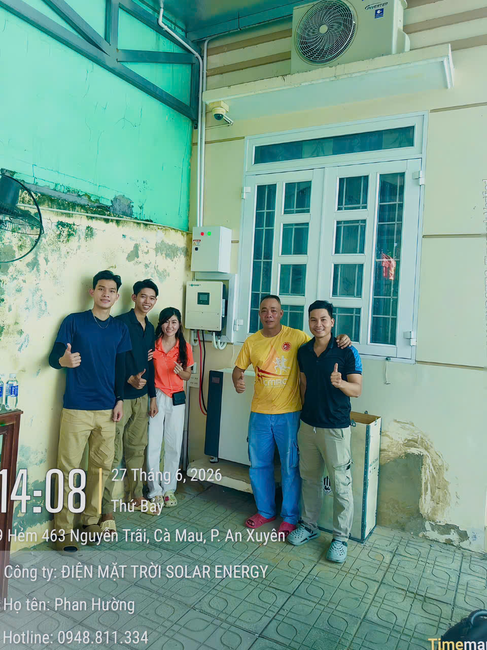 Điện mặt trời lưu trữ – P. An Xuyên, Cà Mau