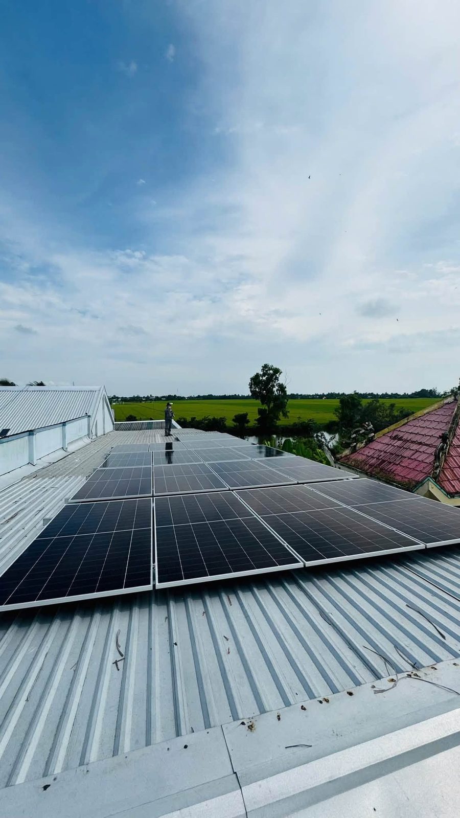 Nhà anh Doanh · Hệ 11,34 kWp · 18 tấm pin – P. Láng Tròn · 08/2026