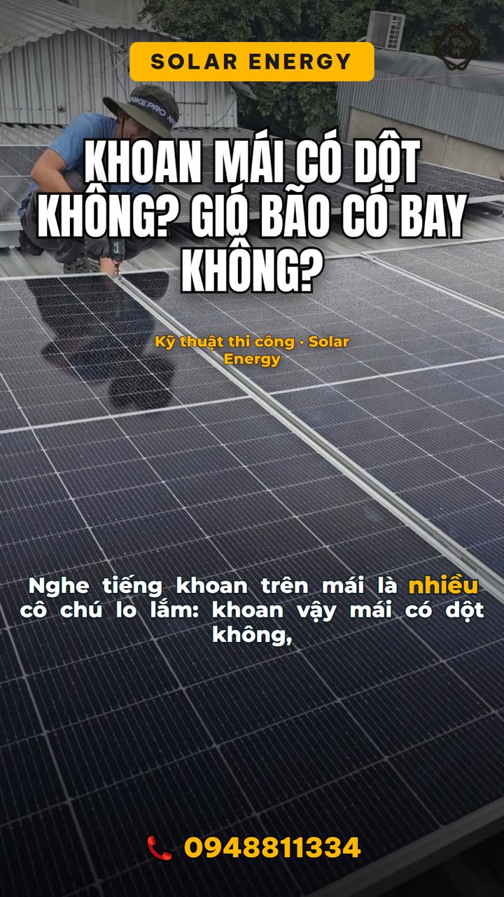 Khung giàn chắc cỡ nào trước gió bão? Coi đội thợ làm là hiểu
